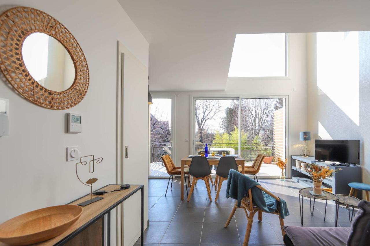 Les Choucas - Appartement Duplex Lumineux Avec Parking Annecy Dış mekan fotoğraf
