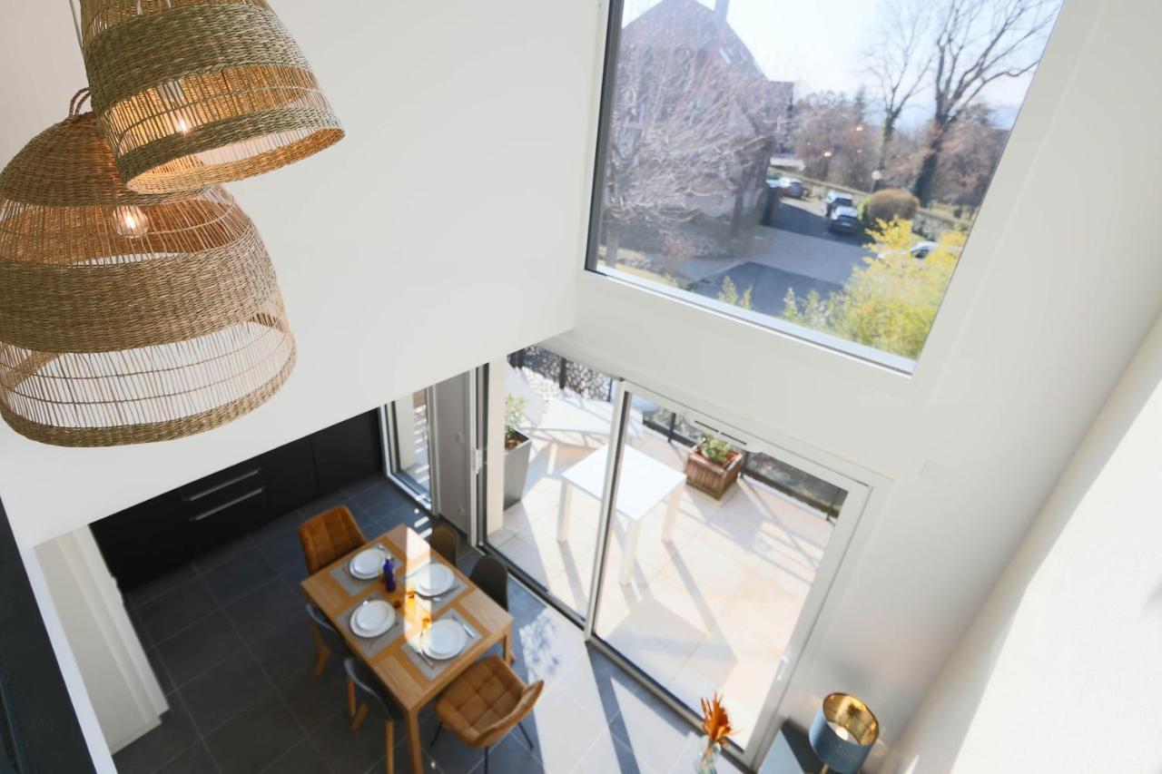 Les Choucas - Appartement Duplex Lumineux Avec Parking Annecy Dış mekan fotoğraf