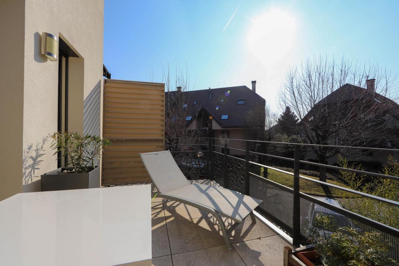 Les Choucas - Appartement Duplex Lumineux Avec Parking Annecy Dış mekan fotoğraf